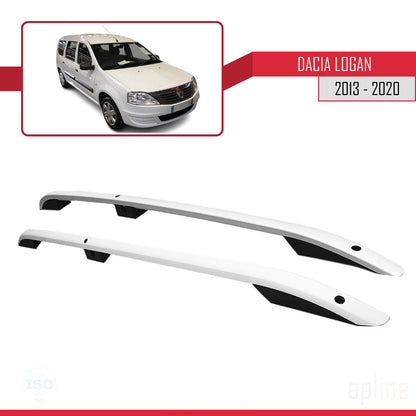Compatible avec Dacia Logan 2 MCV (K52) 2013-2020 (Empattement Court L1/H1) Rails de Toit Porte-bagages sur le Toit Gris