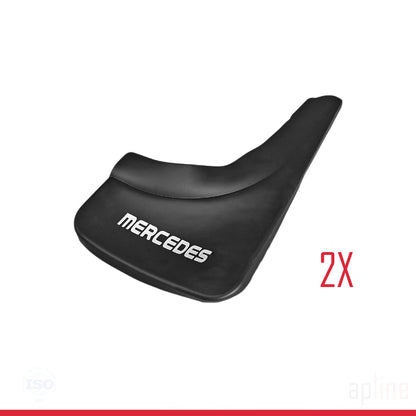 Compatible avec Mercedes Jeu de Bavettes Garde-boue Avant et Arrière de Voiture 4 Pcs Noir