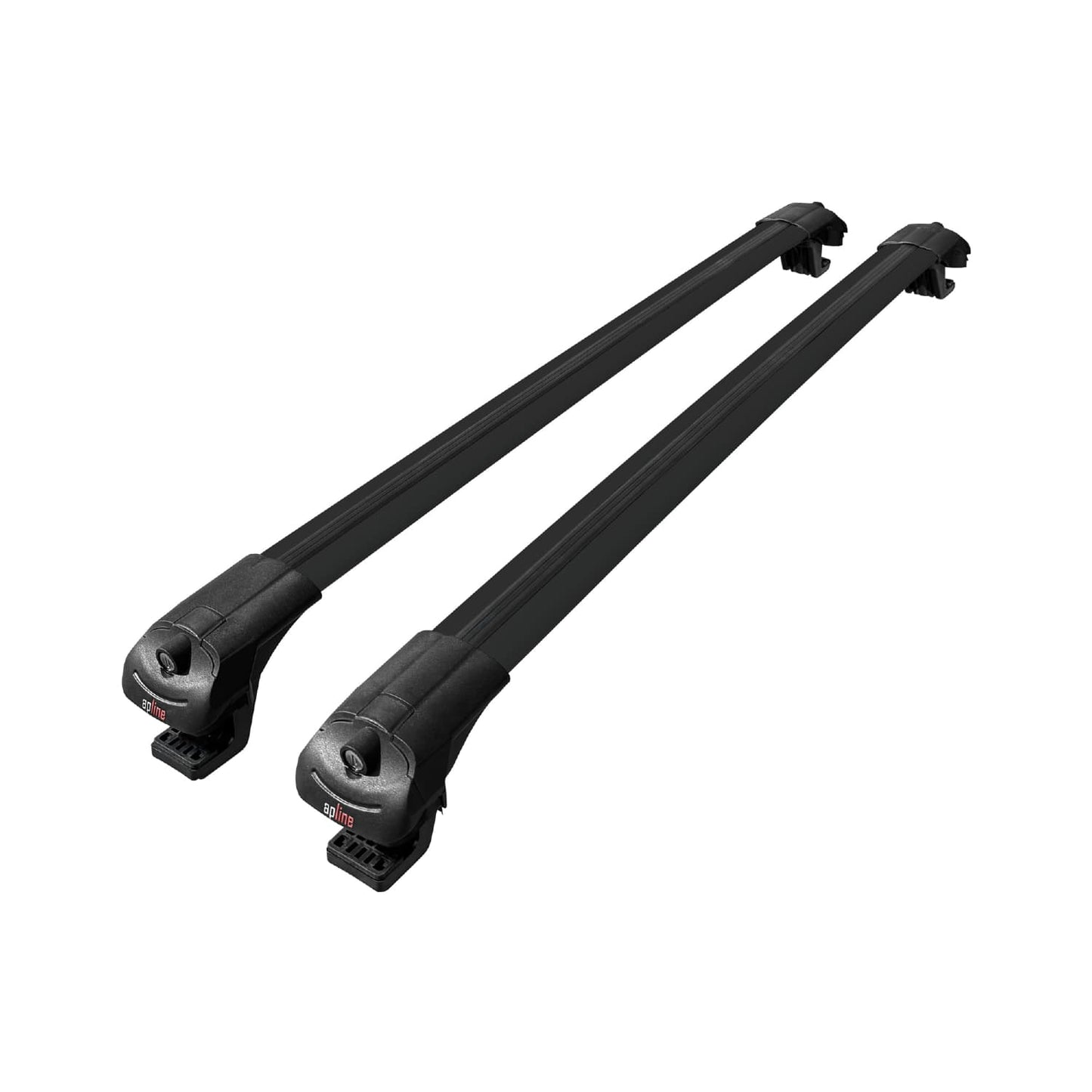Compatible avec Nissan Pathfinder 3 (R51) 2004-2012 ACE-1 Barres de Toit Railing Porte-Bagages de Voiture Noir Aluminium 2 Barres