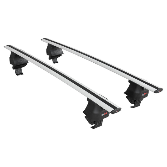 Compatible avec Rover 45 1999-2005 ACE-4 Barres de Toit Railing Porte-Bagages de Voiture Gris Aluminium 2 Barres