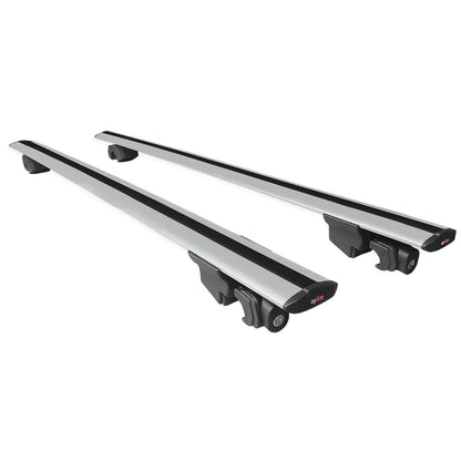 Compatible avec Fiat Egea Cross 2020-2025 HOOK Model Barres de Toit Railing Porte-Bagages de Voiture Gris Aluminium 2 Barres