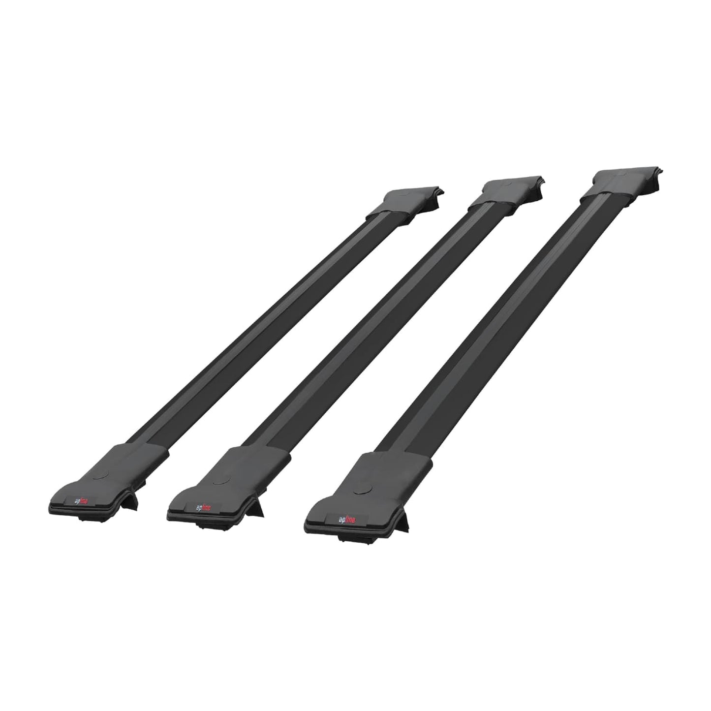 Compatible avec Mazda 6 I (GG1) 2002-2007 FLY Model Barres de Toit Railing Porte-Bagages de Voiture Noir Aluminium 3 Barres